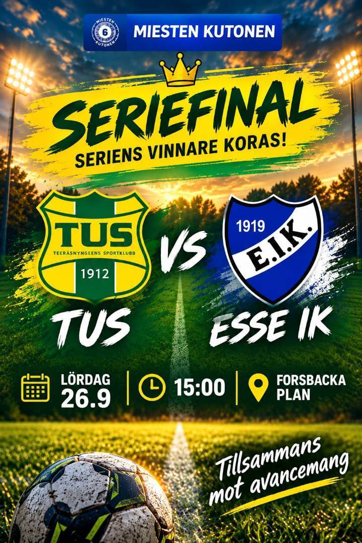 Herrarna nära avancemang – säsongens avgörande match på lördag!