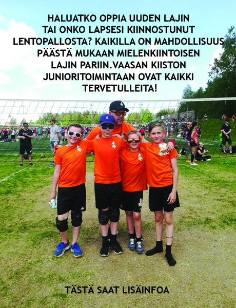 Tule Kiistoon pelaamaan lentopalloa!