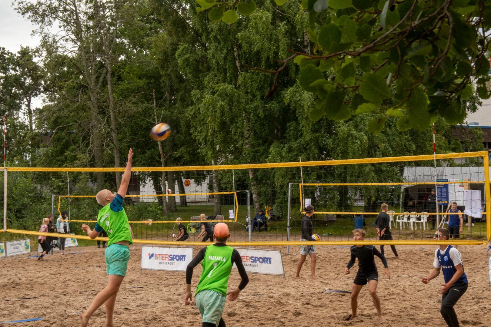Junioreiden Beach Volleyn SM-osakilpailu pelattiin Vaasassa!