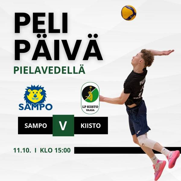 Lauantaina Kiisto kohtaa Pielaveden Sammon