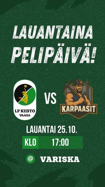 Jatkaako Kiisto hurmostaan Karpaaseja vastaan?