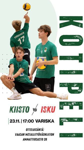 Kiisto palaa kotiyleisön eteen