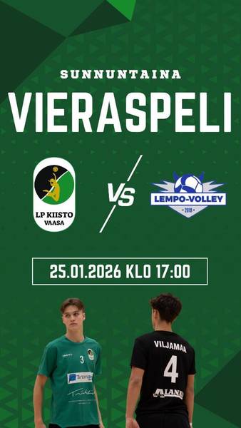 Sunnuntaina vastassa sarjakärki Lempo