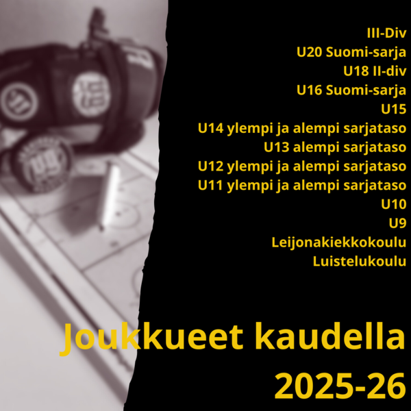 Joukkueet kaudella 2025-26