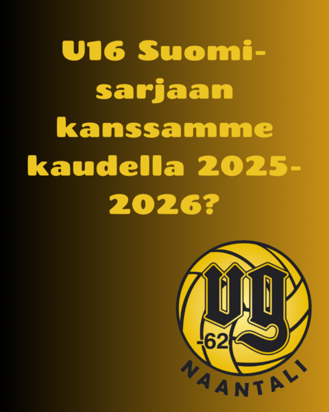U16 joukkueessa vielä pari paikkaa vapaana kaudelle 2025-2026