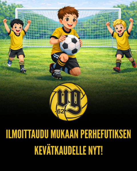 Ilmoittautuminen perhefutiksen kevätkaudelle avoinna nyt!