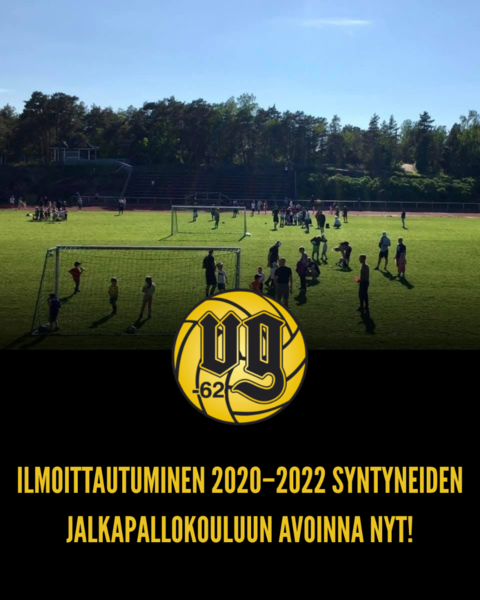 Ilmoittautuminen jalkapallokouluun on nyt avoinna!