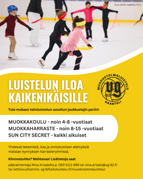 Löydä uusi monipuolinen harrastus muodostelmaluistelusta!