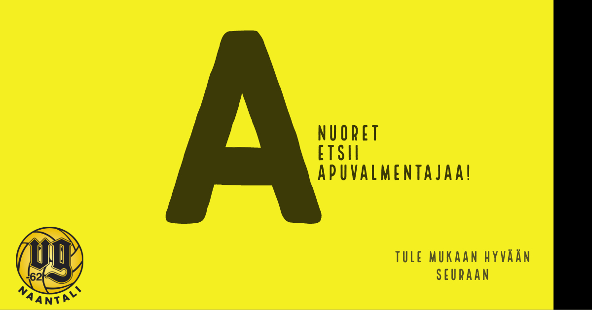 VG-62 A-nuorille etsitään apuvalmentajaa!