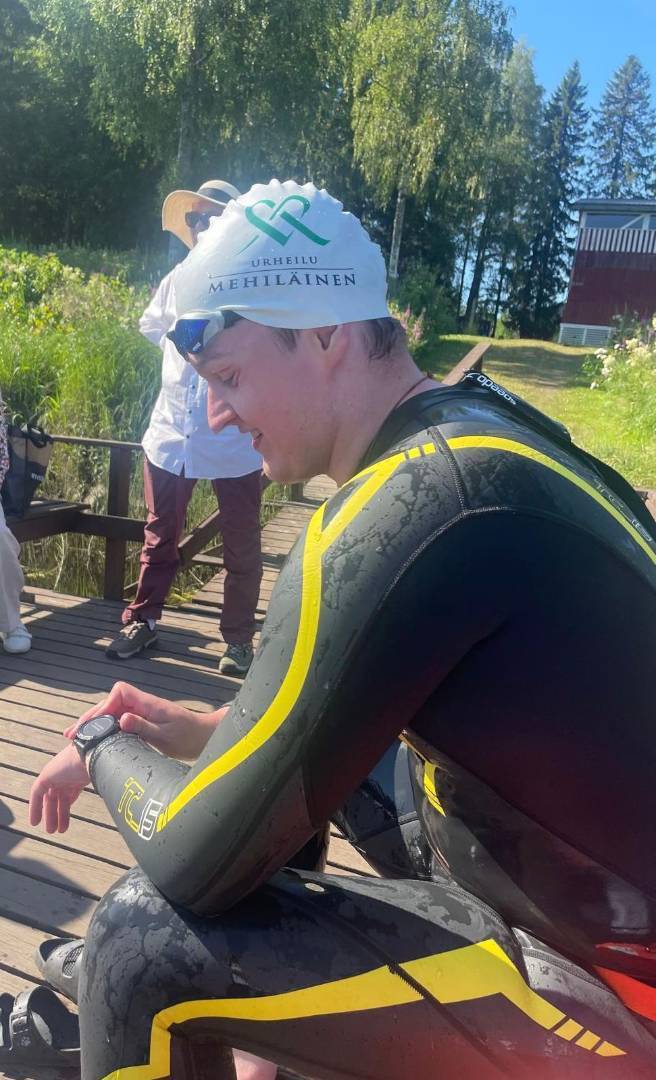 Tommi Siikajoen Up Hill Swim 2025 kisoissa