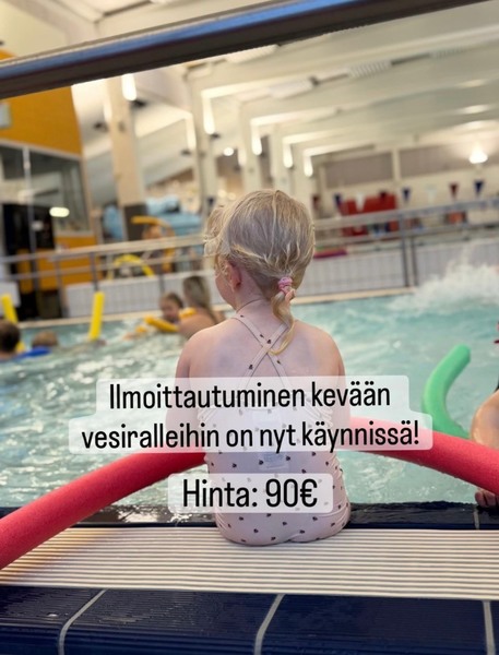 Kevään Vesirallien ilmoittautuminen on käynnissä!