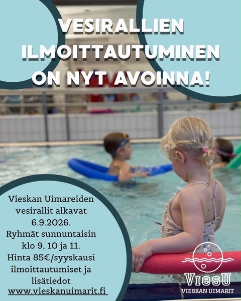 Suositut vesirallit starttaavat taas syyskuussa!