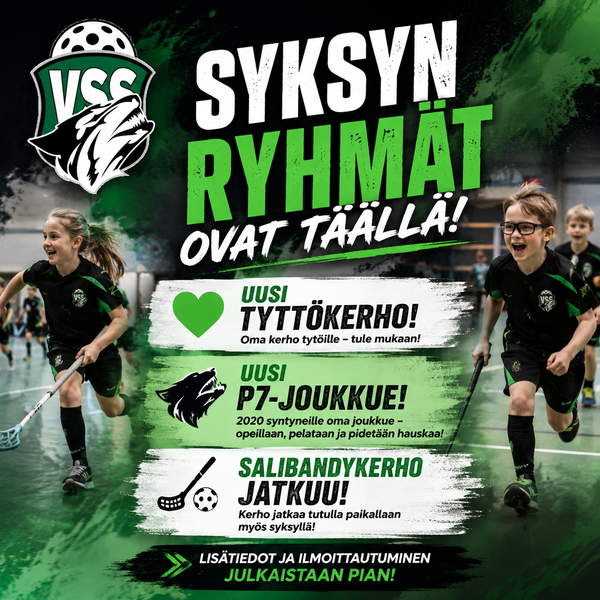 Syksyn junioritoiminta laajenee - uutena tyttökerho ja P7-joukkue