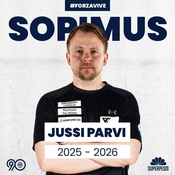 Jussi Parvi Vedon ensi kauden pelinjohtaja