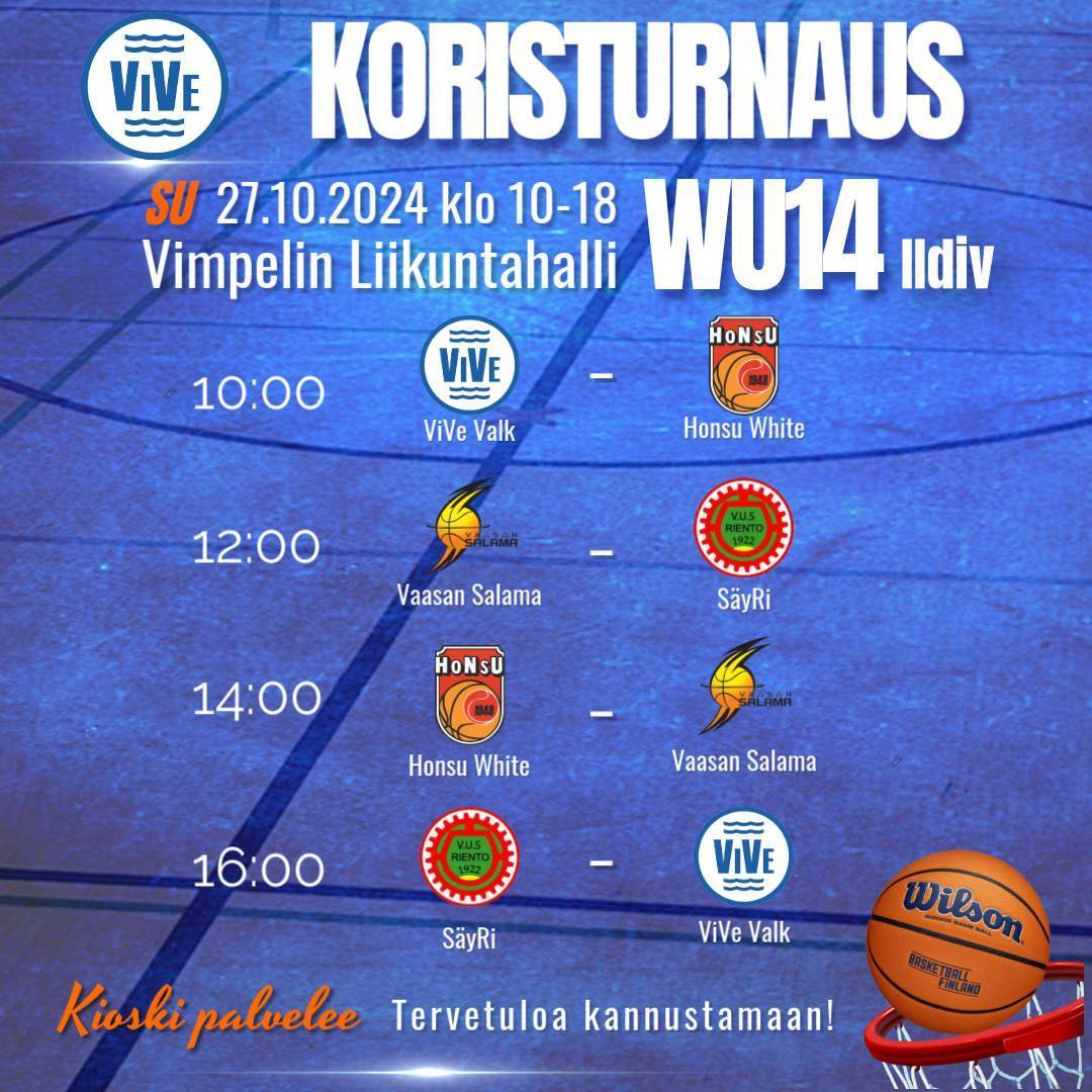 WU14 Koristurnaus Su 27.10.2024