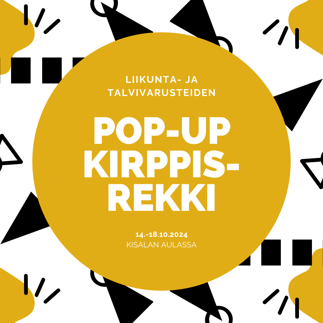 Pop-up kirppisrekki tulee taas!