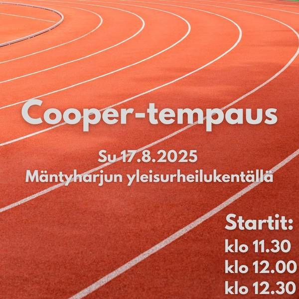 Cooper-tempaus 17.8.2025 / Cooper rapture 17.8.2025