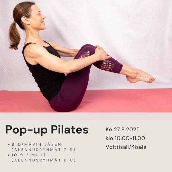 Pop-up pilates 27.8.2025