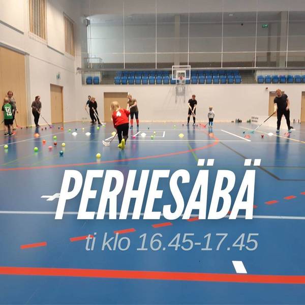 Tule mukaan Perhesäbään!/Family floorball