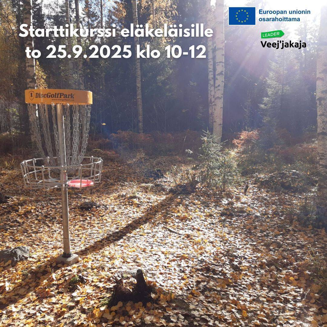 Frisbeegolfin starttikurssi eläkeläisille