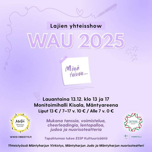 WAU-näytös 2025