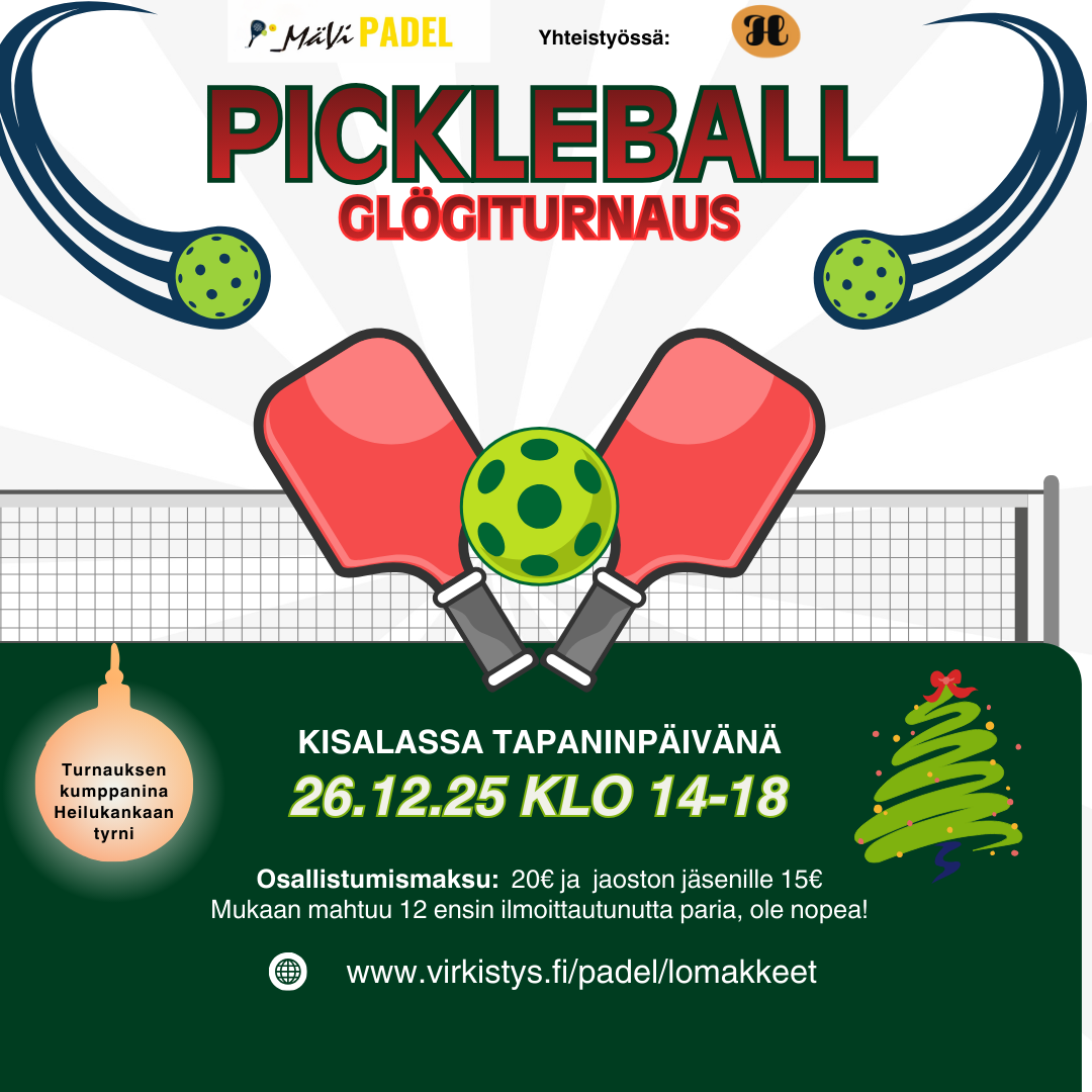 Pickleballin Glögiturnaus