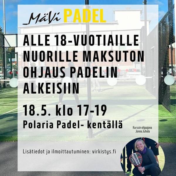 Padelin starttikurssi nuorille