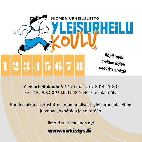 Yleisurheilukoulu 2026