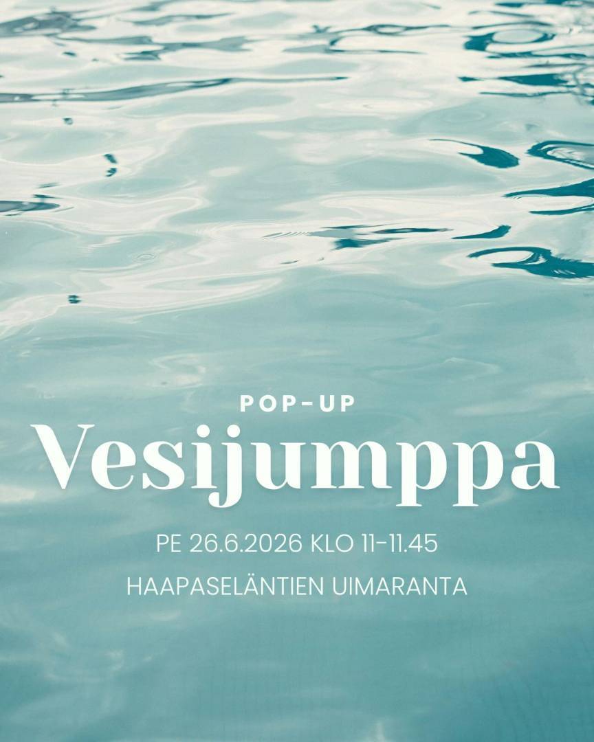 Pop-up vesijumppa pe 26.6. klo 11-11.45