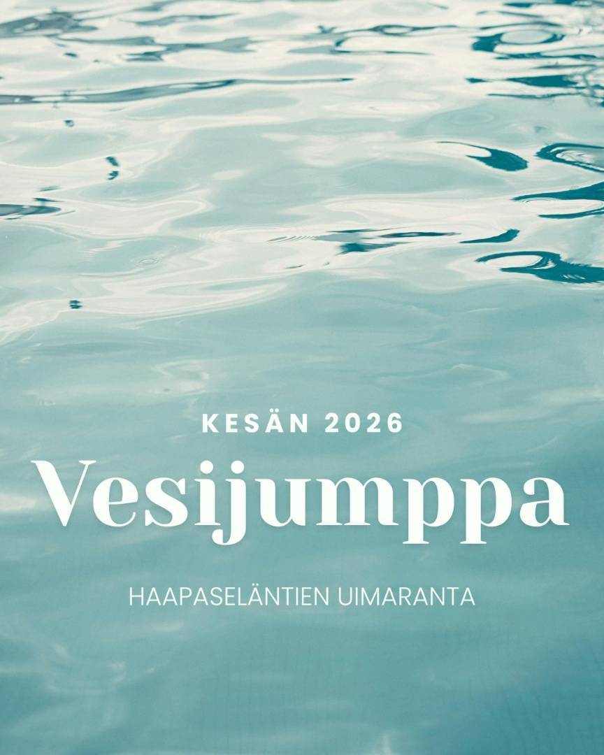 ​Vesijumppa jatkuu pe 31.7. klo 10-10.45