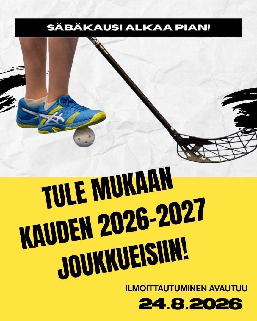 Salibandykausi käynnistyy ILMOITTAUDU MUKAAN!