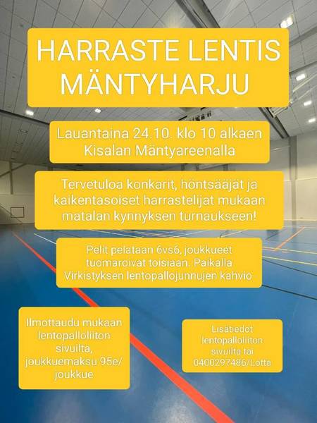 Harraste Cup saapuu Mäntyharjuun