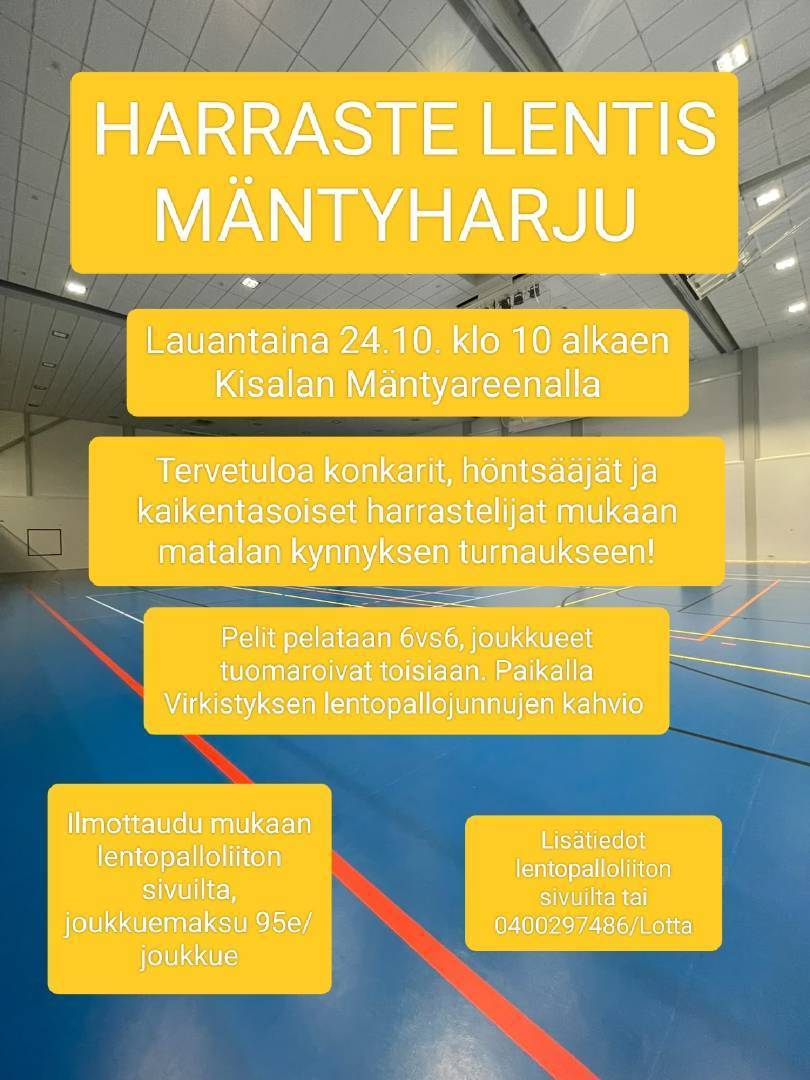 Harraste Cup saapuu Mäntyharjuun
