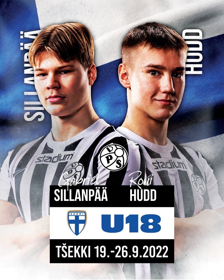 Gabriel Sillanpää ja Roni Hudd U18-maajoukkueeseen