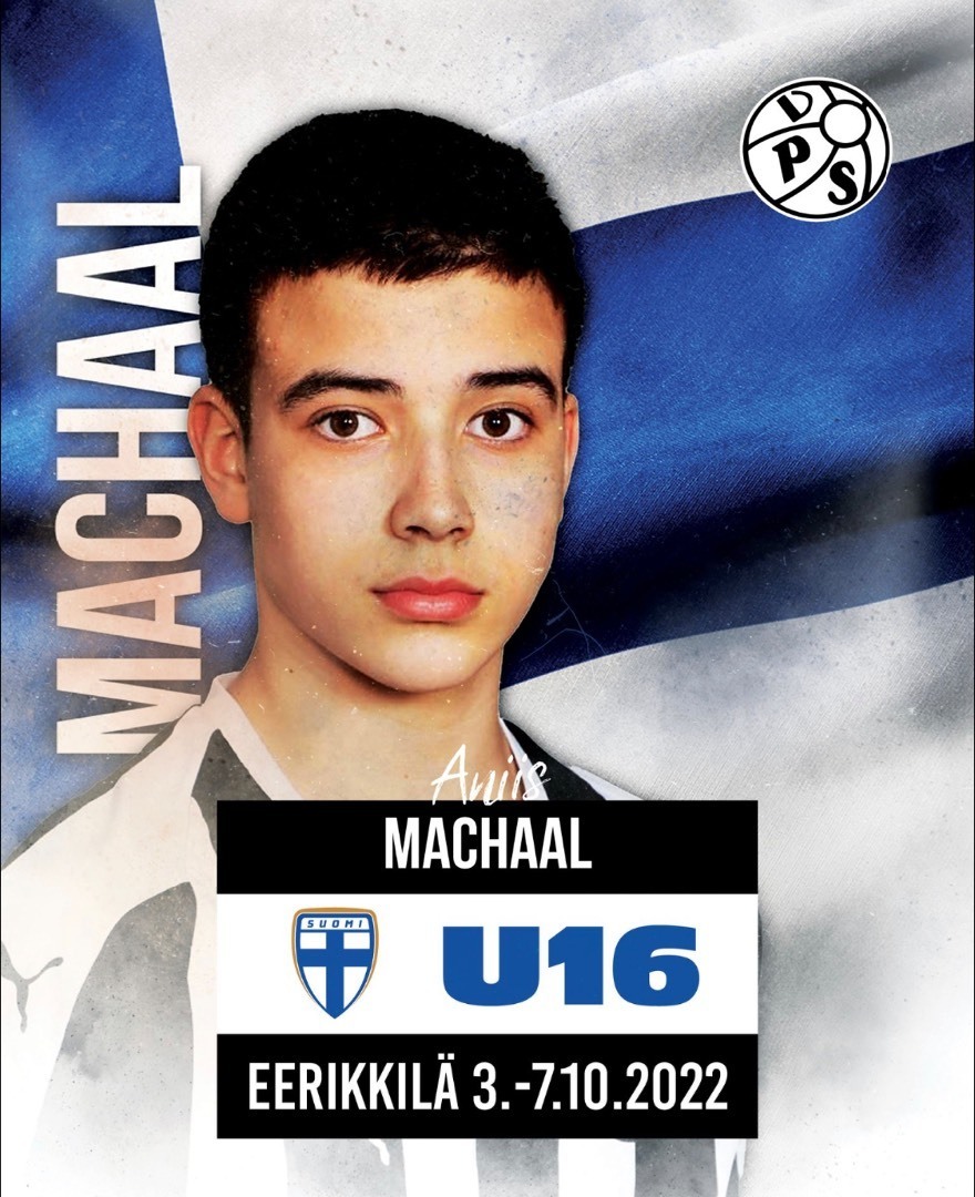 Aniis Machaal U16 maajoukkueeseen