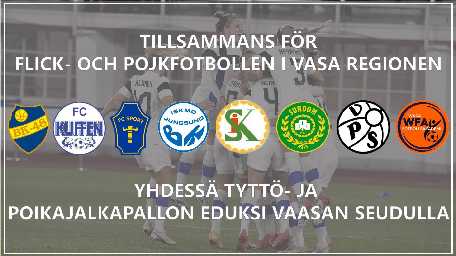 VPS:n, FC Sportin ja WFA:n yhteistyö tarkentuu