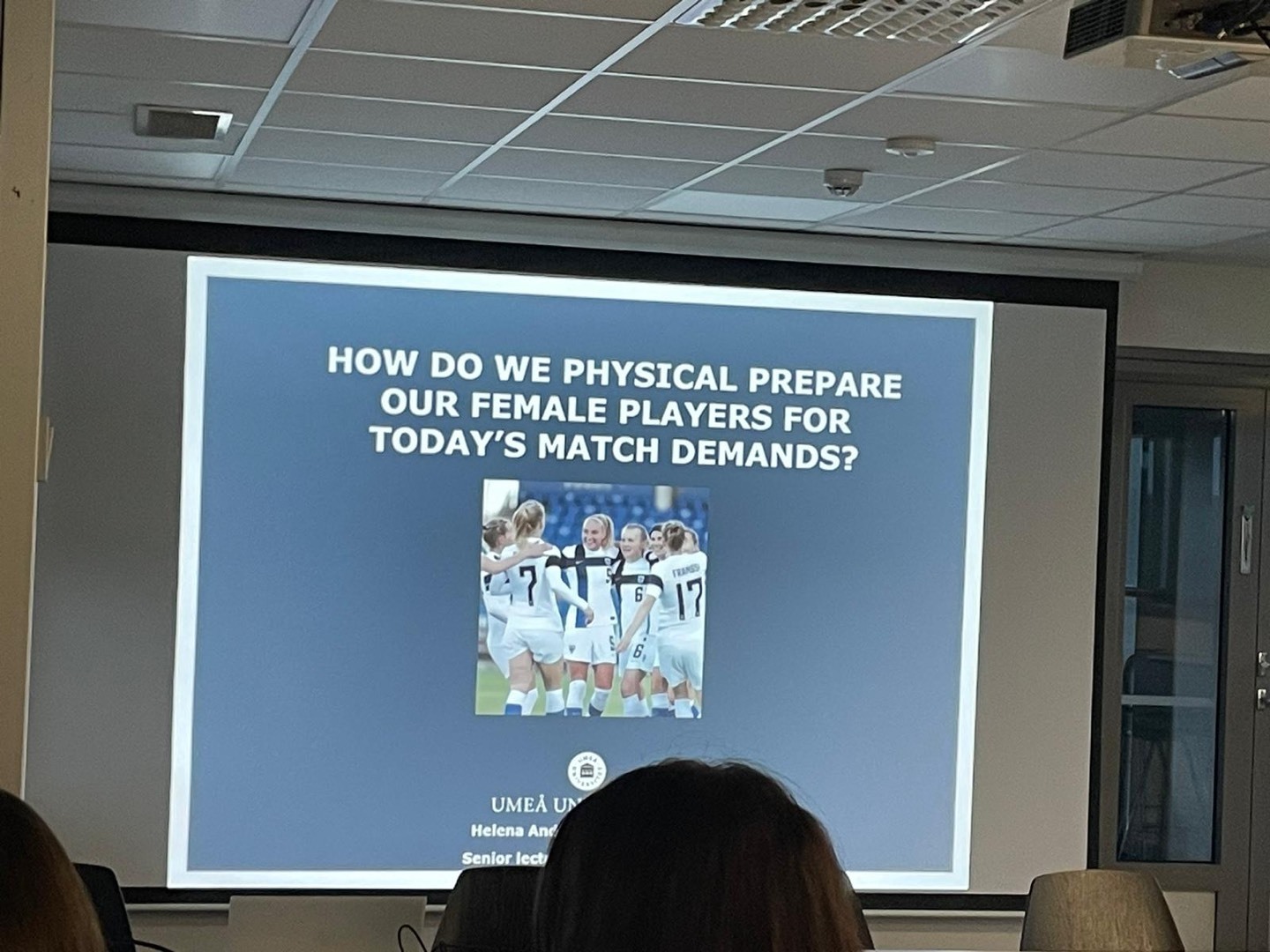 “How do we physically prepare our female players for today’s match demands?”