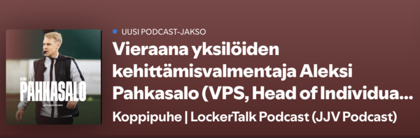 Aleksi Pahkasalo Koppipuhe-podcastin vieraana