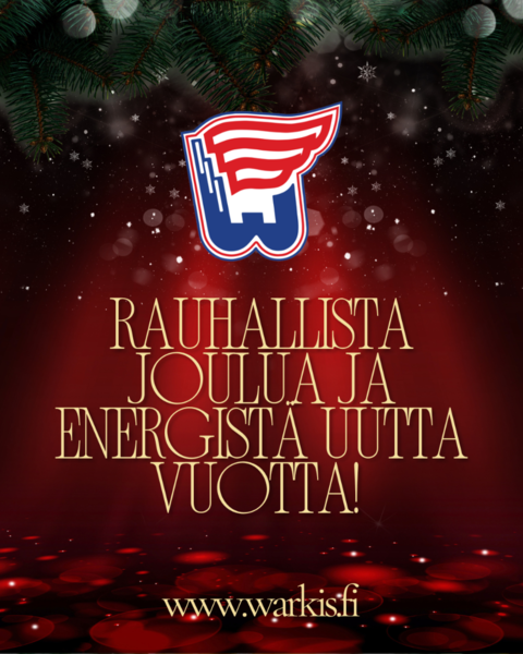 Warkis Juniorit toivottaa rauhallista joulua!