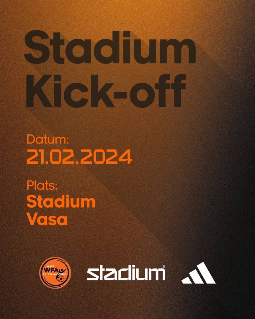 Kick off på Stadium onsdag 21.2
