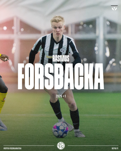Rasmus Forsbacka skriver kontrakt med VPS