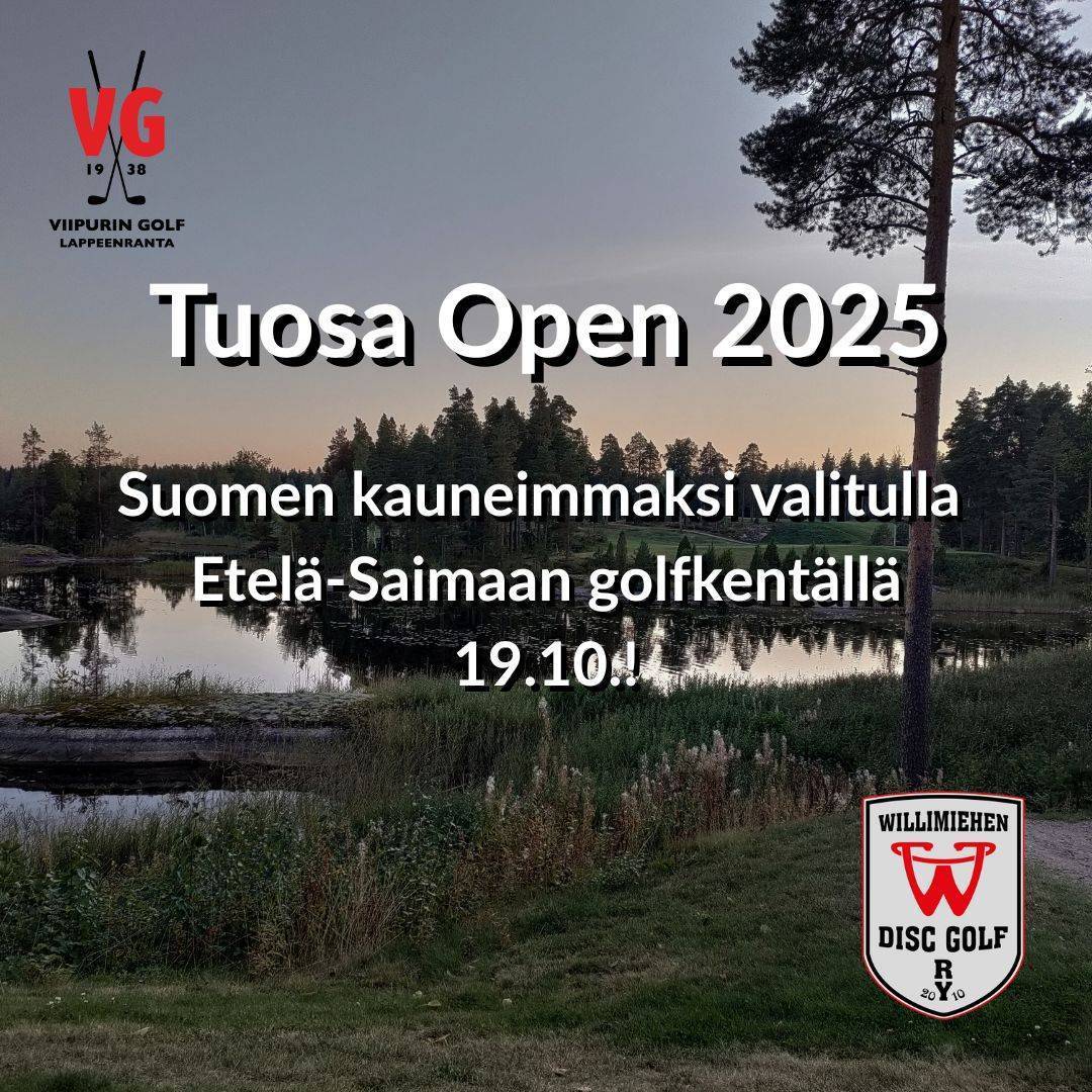Tuosa Open heitetään Suomen kauneimmaksi valitulla Etelä-Saimaan golfkentällä 19.10.!