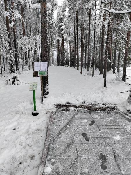 Sorkin radalle asennettu talvipressut