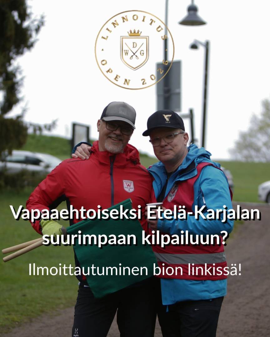 Tule mukaan toteuttamaan Linnoitus Openia - talkoolaiseksi ilmoittautuminen auki keväälle 2026!