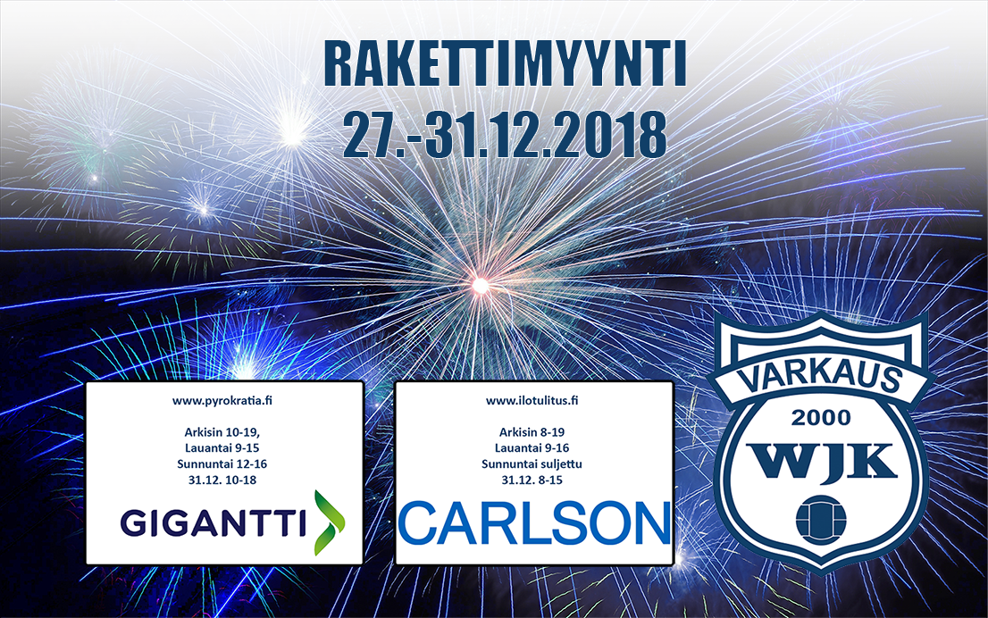 Rakettimyynti tukee juniorityötä!