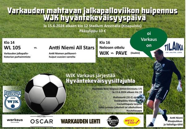 Varkaus All Stars (WL105) vs. Antti Niemi All Stars kokoonpanot