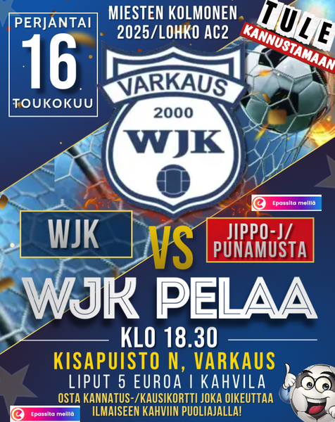 WJK Miesten KOLMONEN LOHKO AC2 16.5.2025
