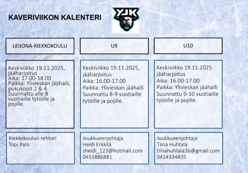 U10 mukana kaveriviikolla!