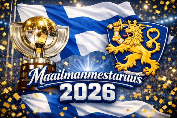 Onnea maailmanmestareille 2026