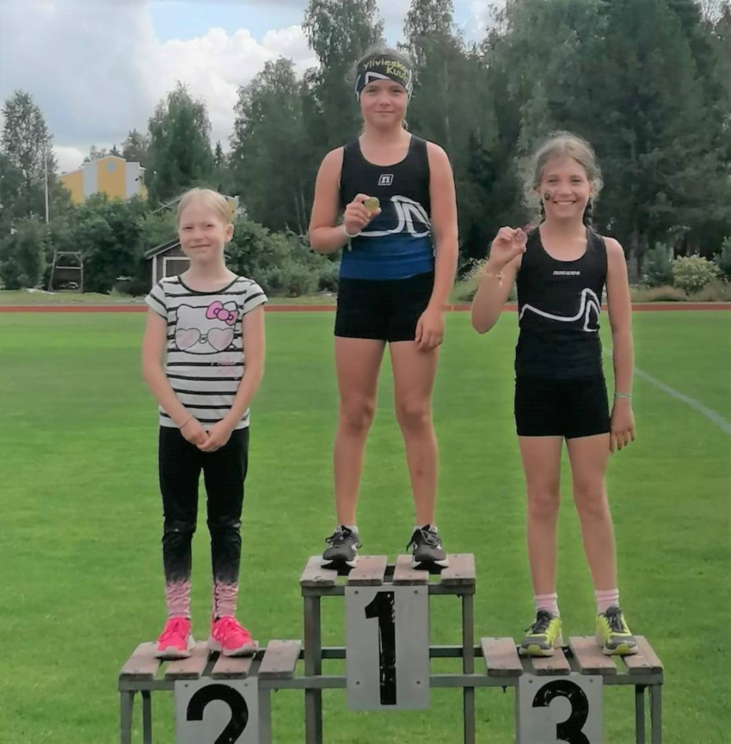 8 kultaa, 10 hopeaa ja 6 hopeaa toisena päivänä K-P piirihuipentumasta